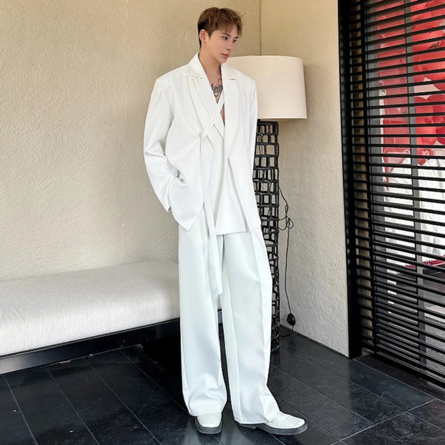 Men's Relaxed Fit Cotton Suit