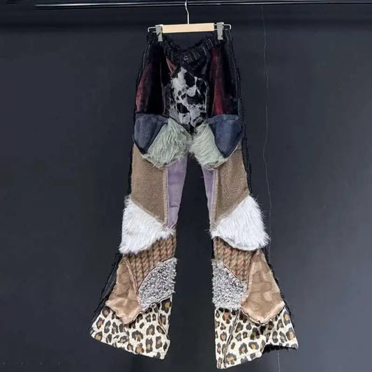 Men's Luxury Streetwear Wide-Leg Pants