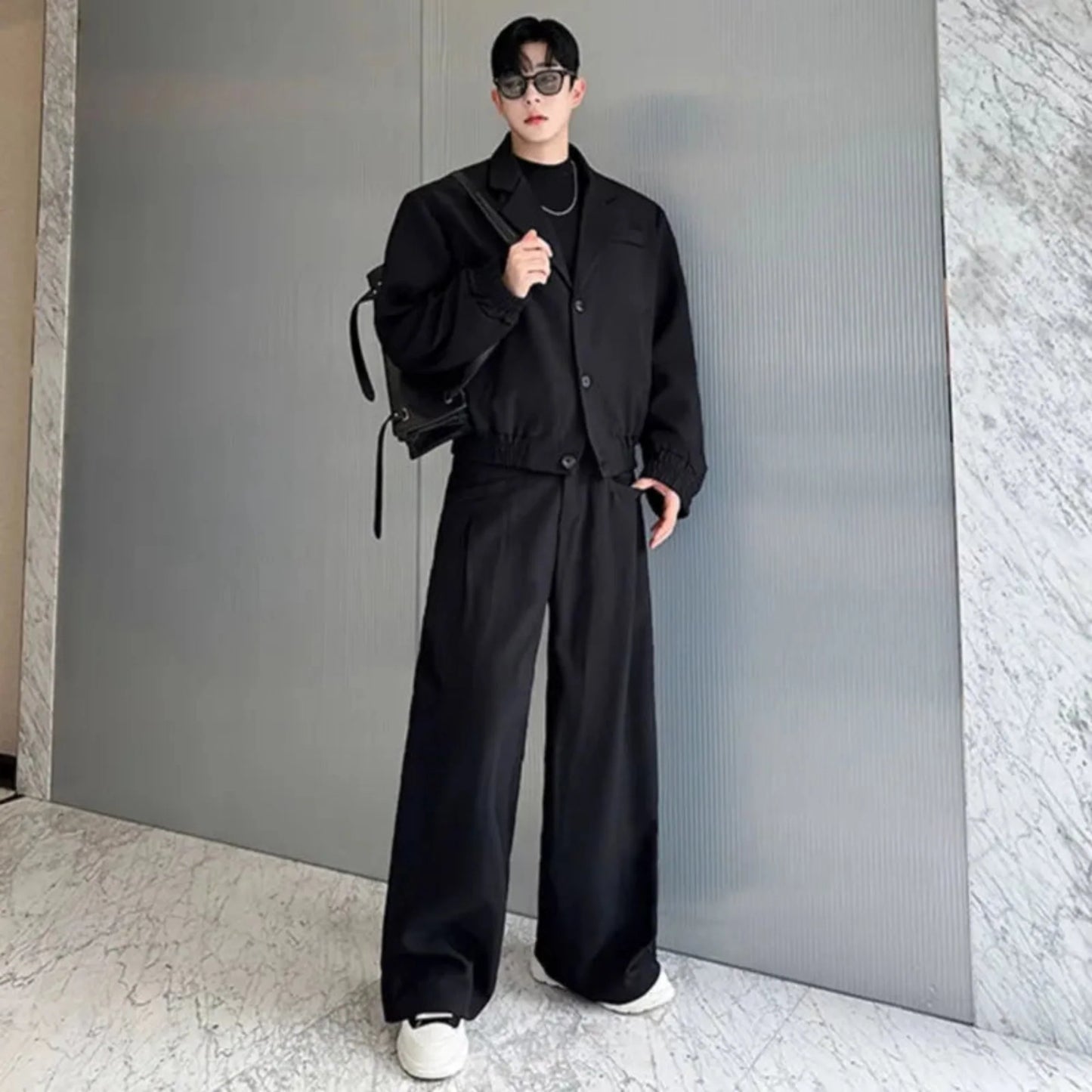 Men's Premium Relaxed Fit Jacket & Trousers