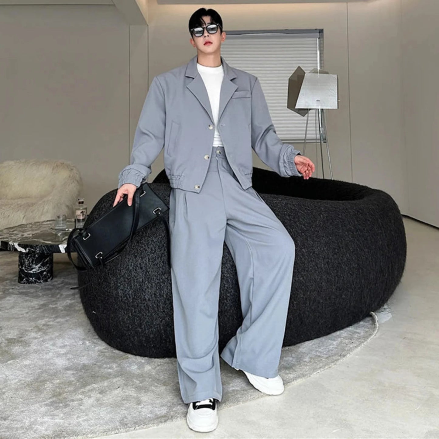 Men's Premium Relaxed Fit Jacket & Trousers