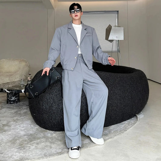 Men's Premium Relaxed Fit Jacket & Trousers