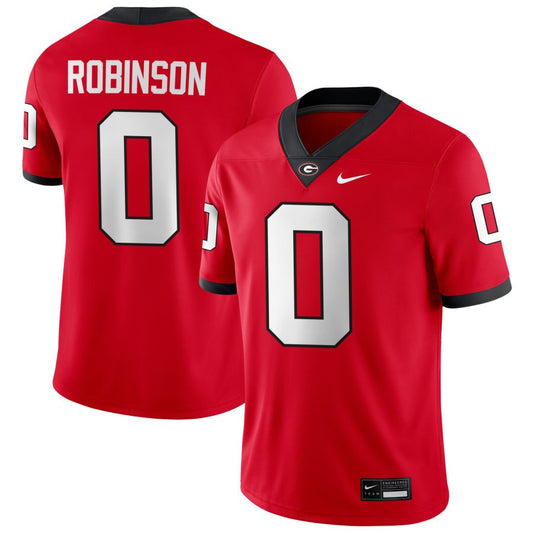 Men's #0 Roderick Robinson II Georgia Bulldogs Football Jersey