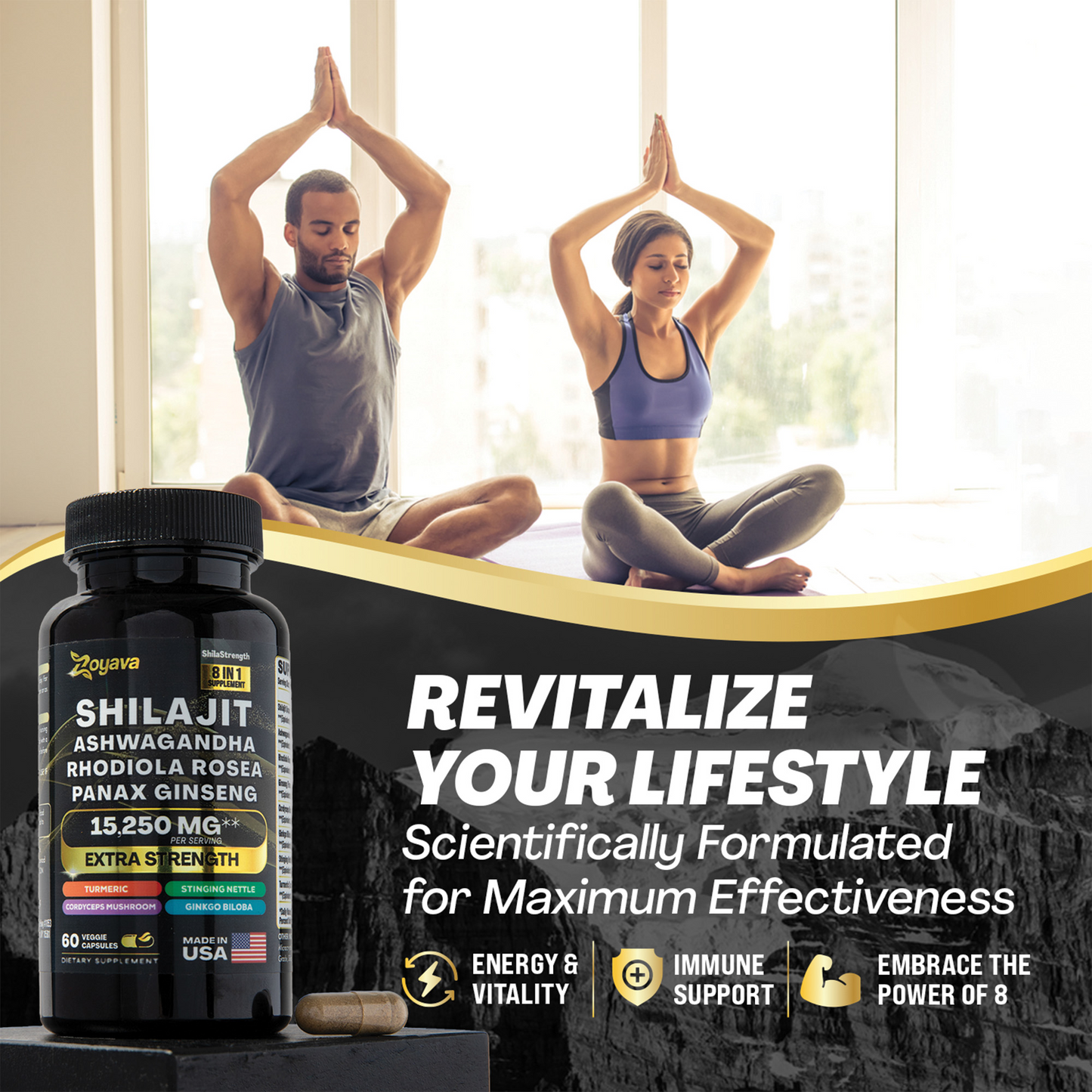 Zoyava™ Shilajit Power ShilaStrength Blend - 15,250MG