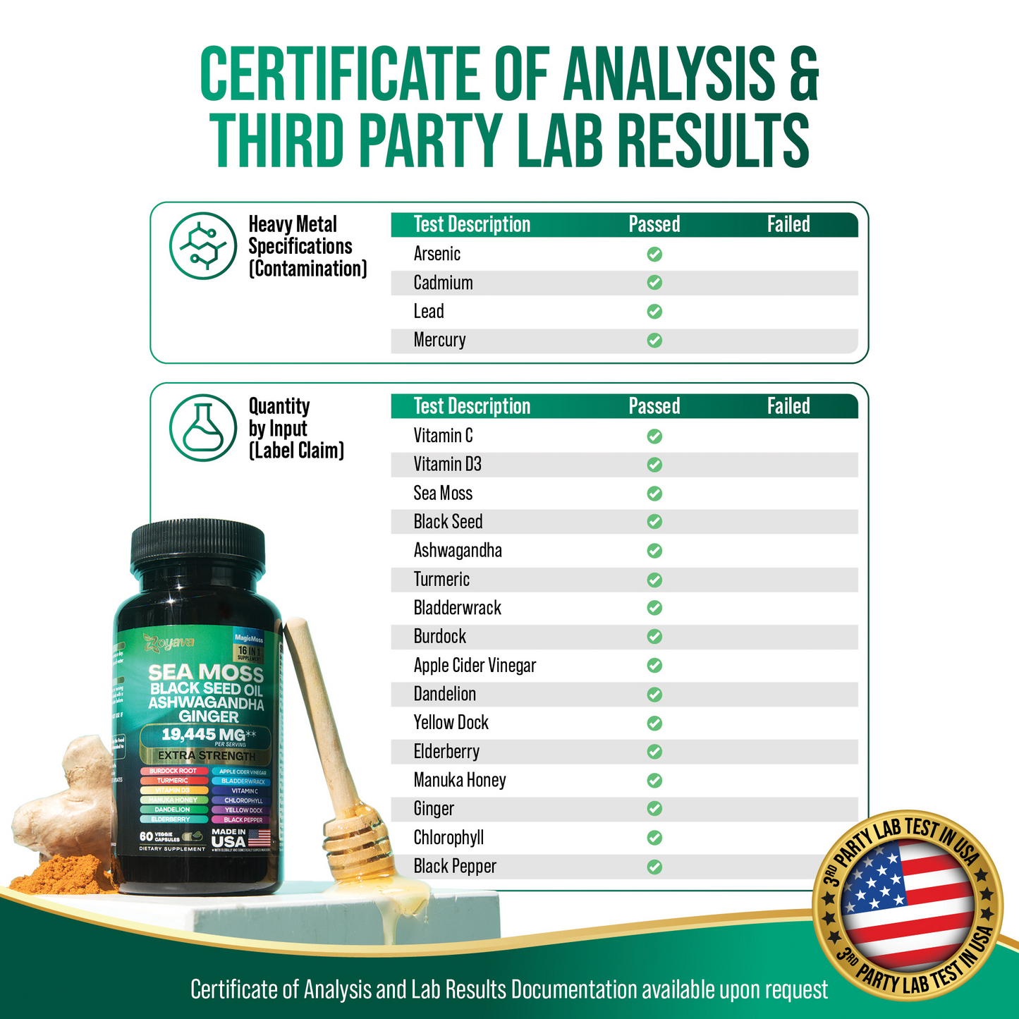 Zoyava™ Vitality Boost Duo: Sea Moss 16-in-1 Magic Moss & Shilajit Power ShilaStrength Blend