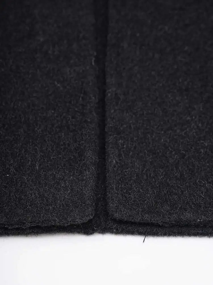 Luxury 70% Wool Belted Coat