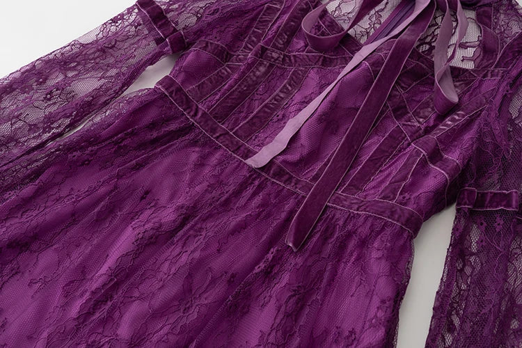 Luxury Lace Fit & Flare Dress