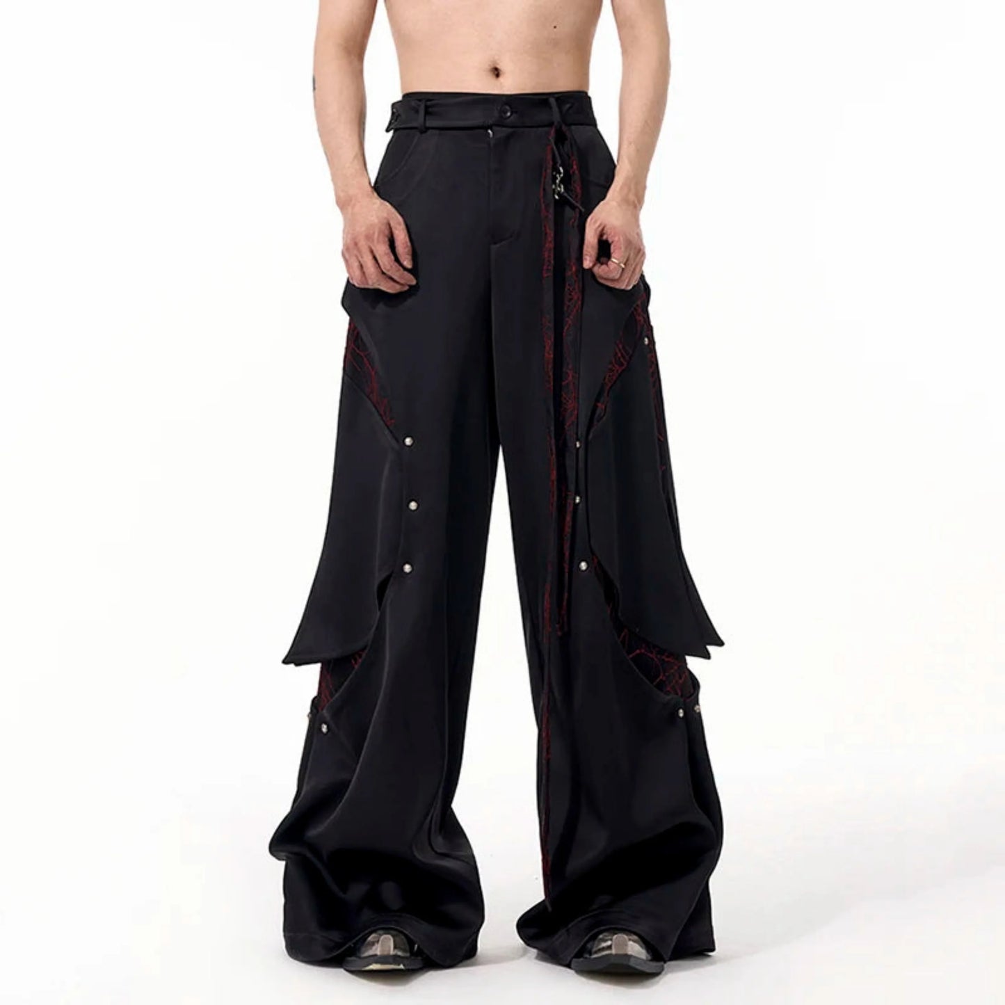 Men's Japanese Style Wide Leg Pants