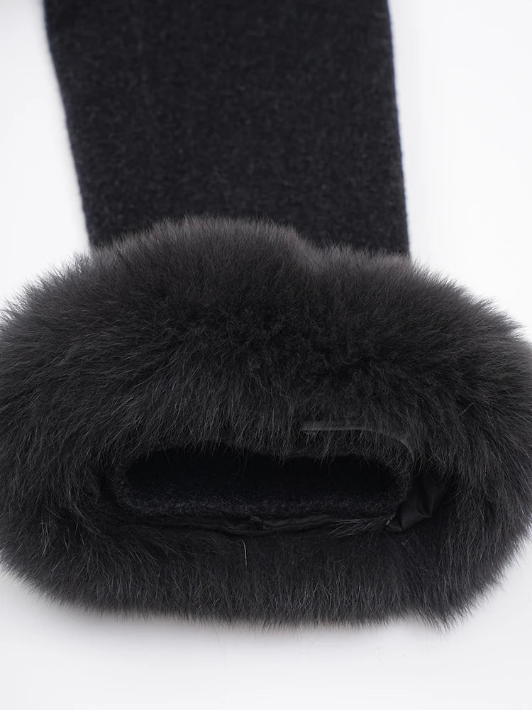 Luxury 70% Wool Belted Coat