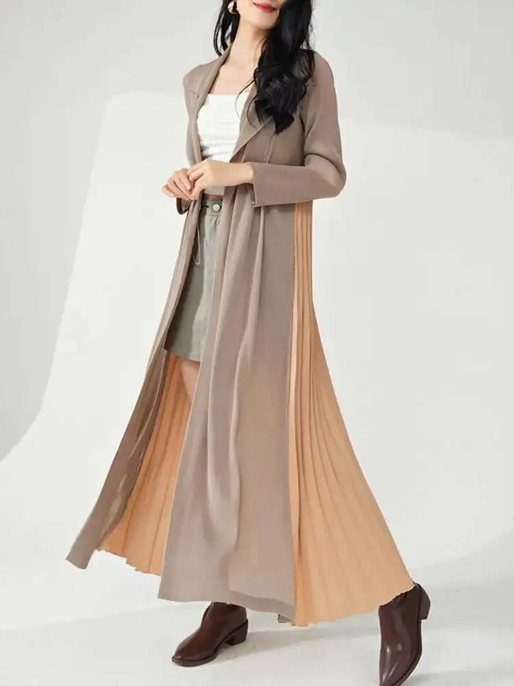 Japanese Pleat Casual Overcoat