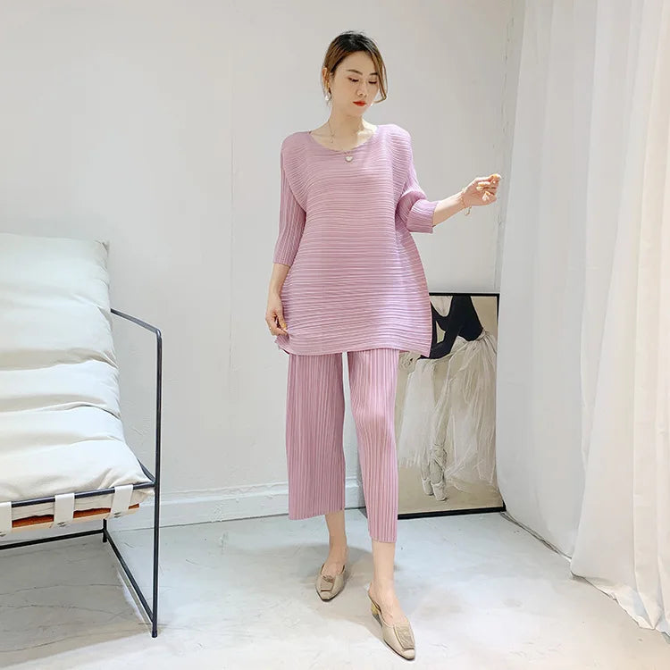 Elegant Truly Pleated Co-ord Set