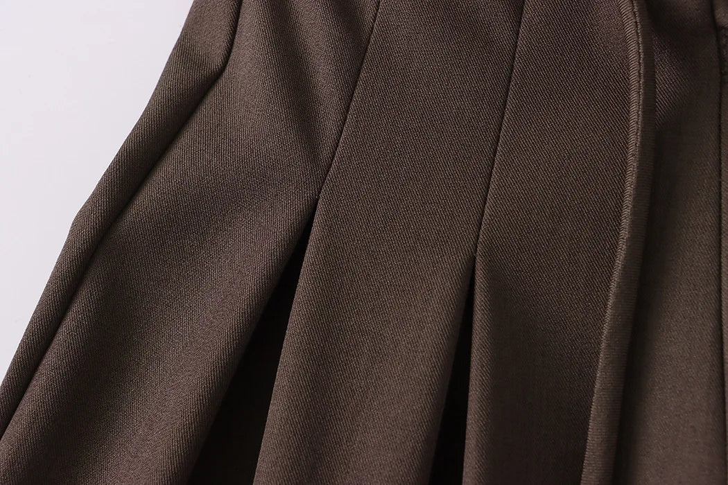 Luxe Wide-Leg High Waist Trousers