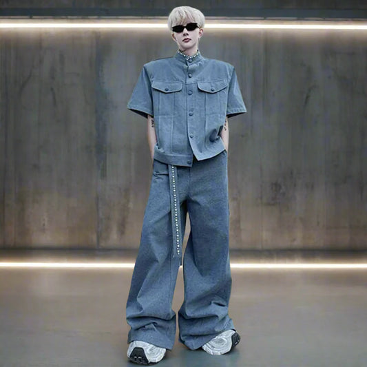 Men's Luxury Denim Two-Piece