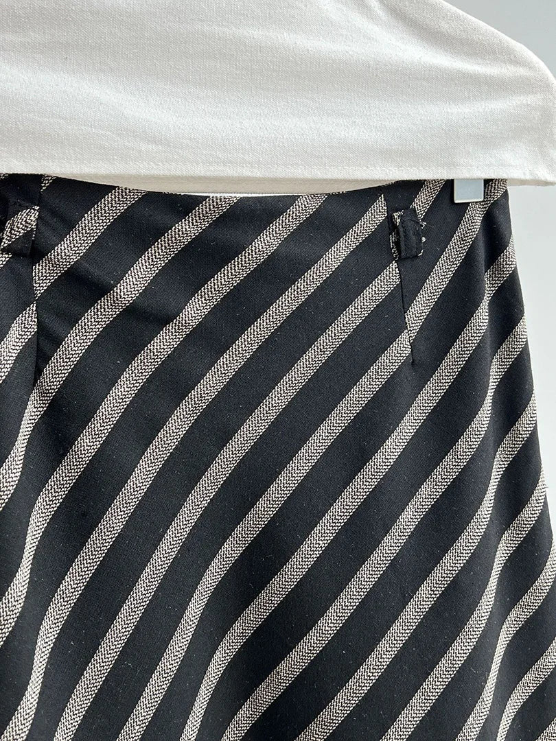 Japanese Cotton-Blend Skirt Set