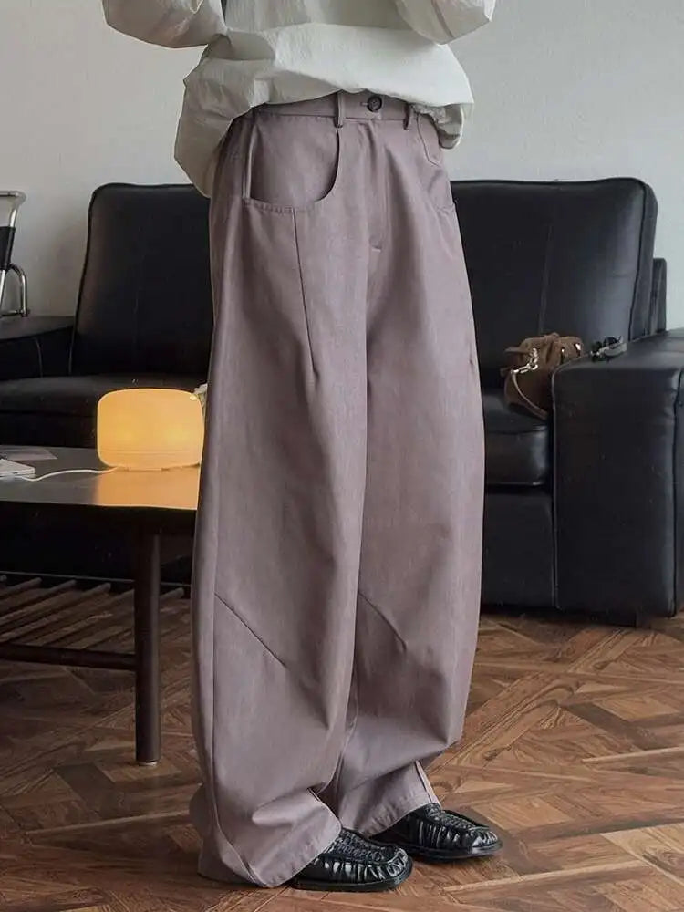 Luxe Elastic Waistband Denim Pants