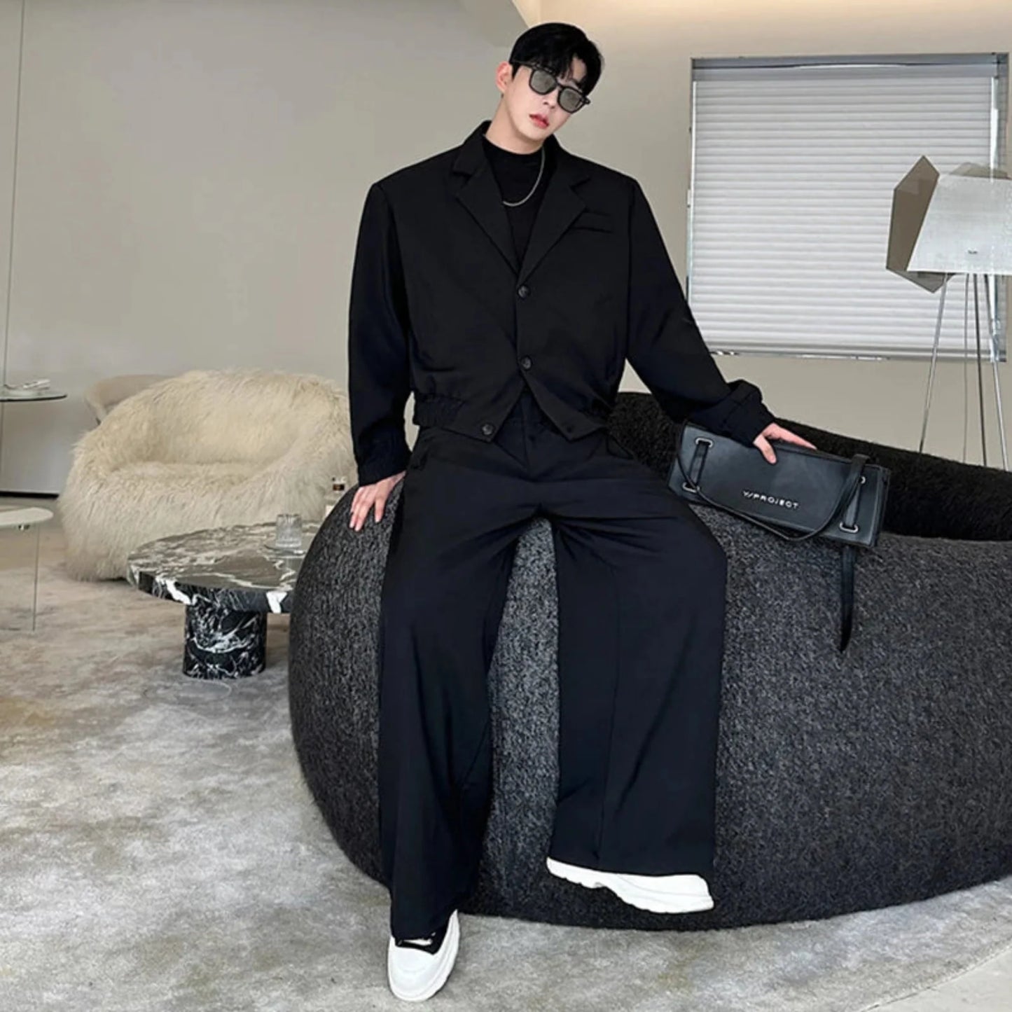 Men's Premium Relaxed Fit Jacket & Trousers