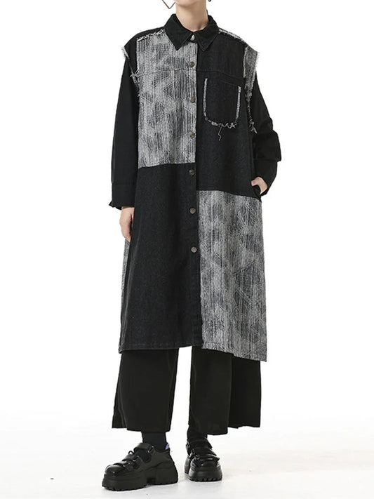 Upcycled Denim Sustainable Duster Vest
