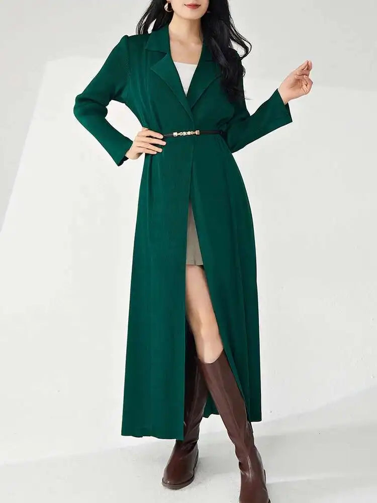 Japanese Pleat Casual Overcoat