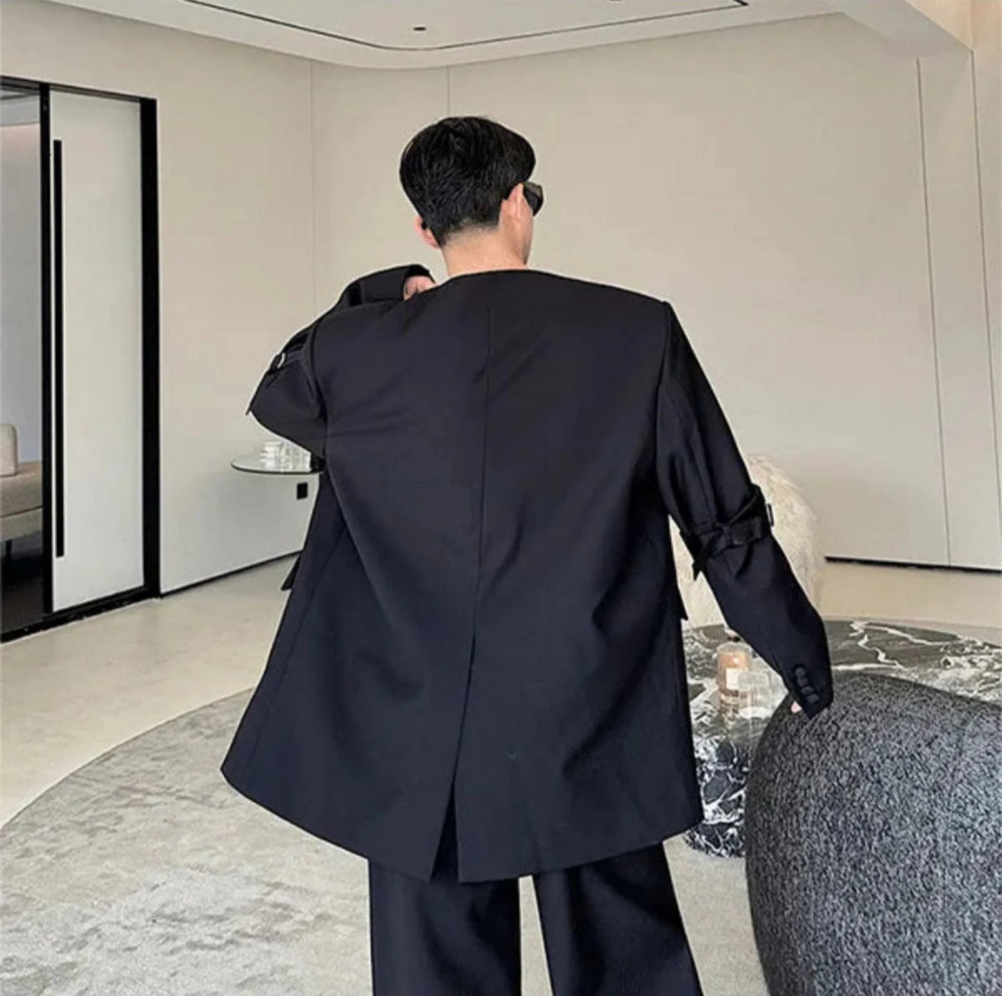 Men's Oversized Blazer & Pants Set - Modern Fit