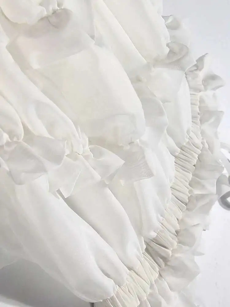 Luxury Ruffle Statement Blouse