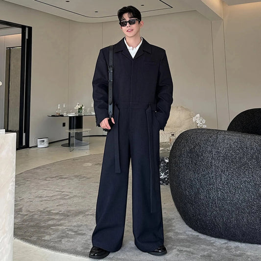 Men's Oversized Wide Leg Jumpsuit