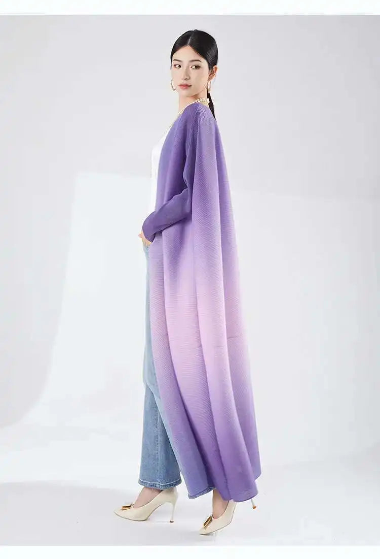 Women's Flowing Pleated Duster