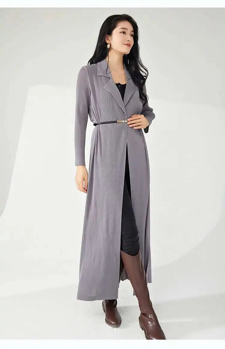 Japanese Pleat Casual Overcoat
