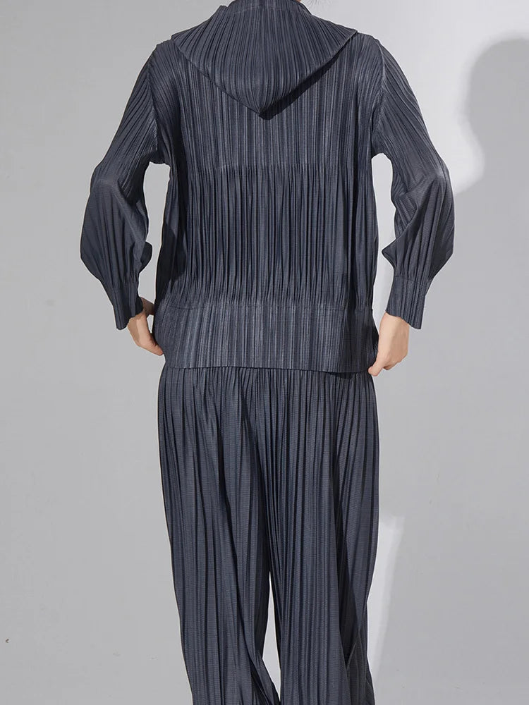 Modern Pleated Harem 2-Piece Set