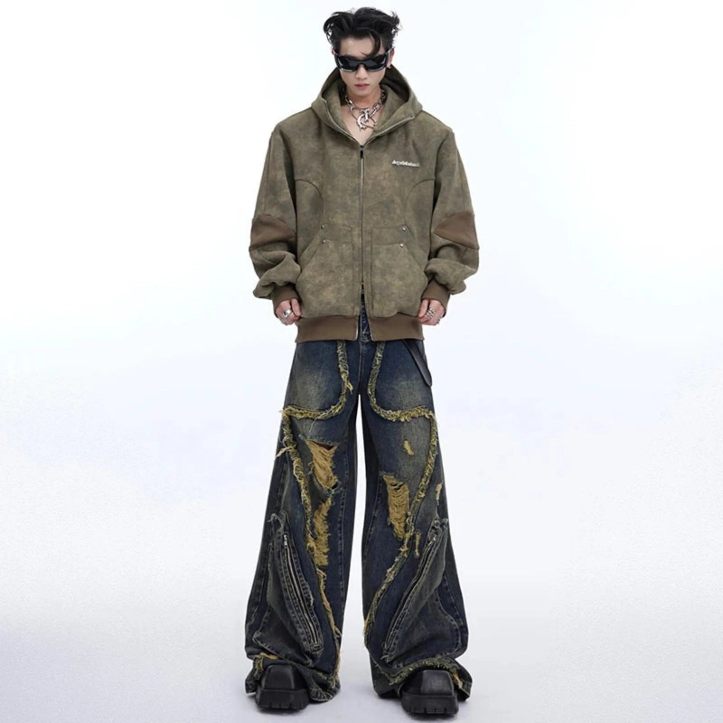 Men's Japanese Deconstructed Jeans