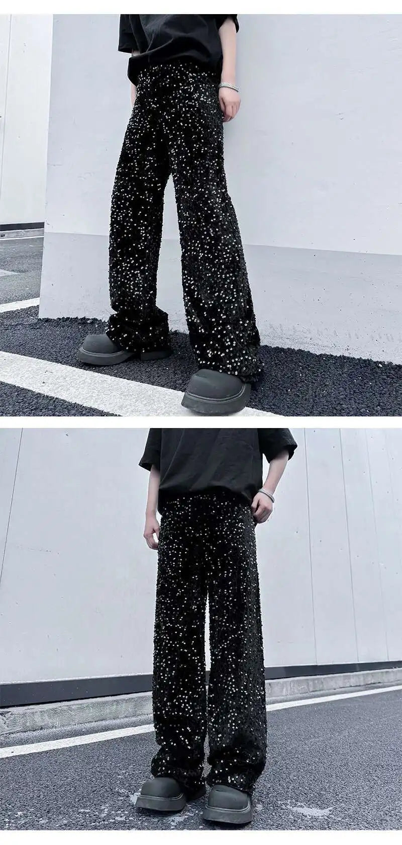 Men's Luxury Sequin Pant Suit
