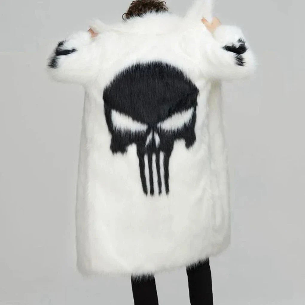 Men's Luxe Faux Fur Overcoat