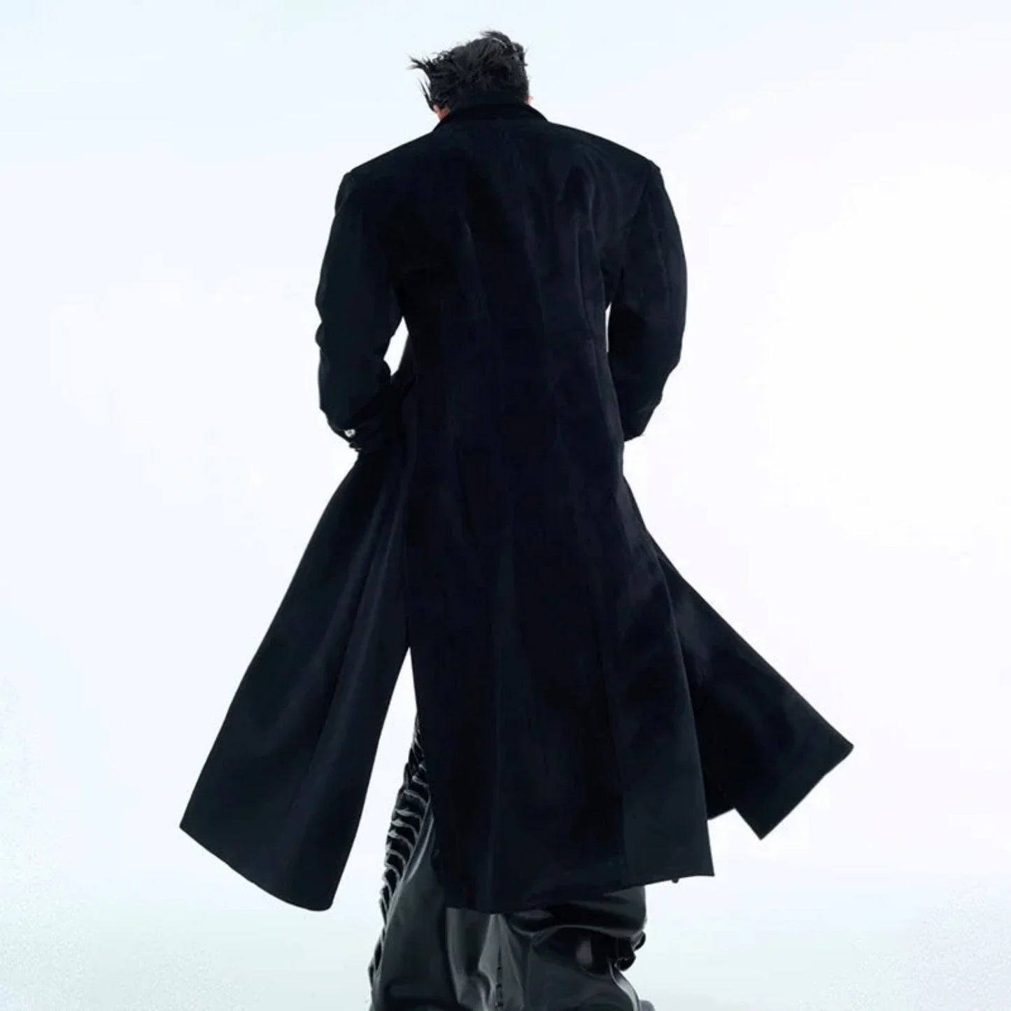Men's Luxury Long Woolen Overcoat