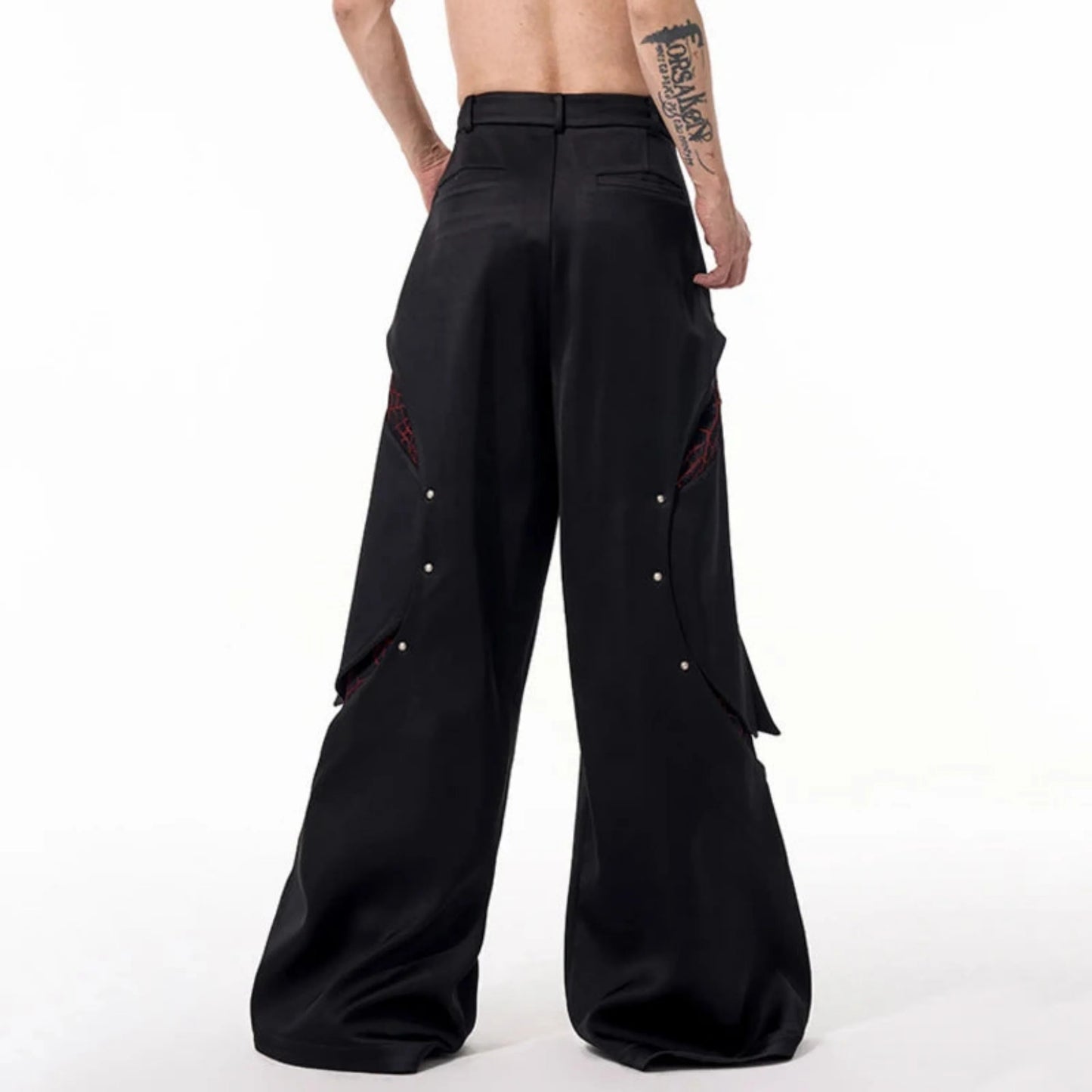 Men's Japanese Style Wide Leg Pants