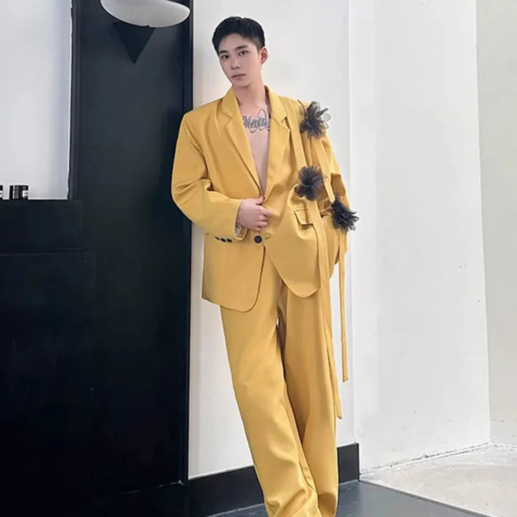 Men's Relaxed Fit Blazer & Pants