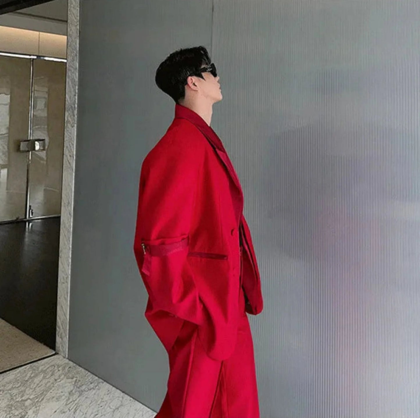 Men's Oversized Blazer & Pants Set - Modern Fit