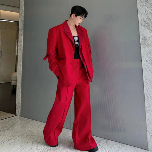 Men's Oversized Blazer & Pants Set - Modern Fit