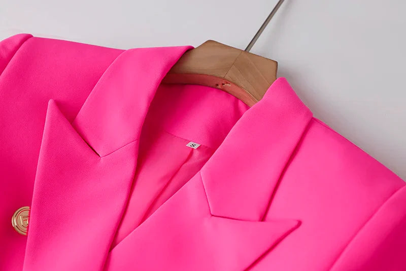 Women's Designer Pink Blazer â€?Professional & Elegant