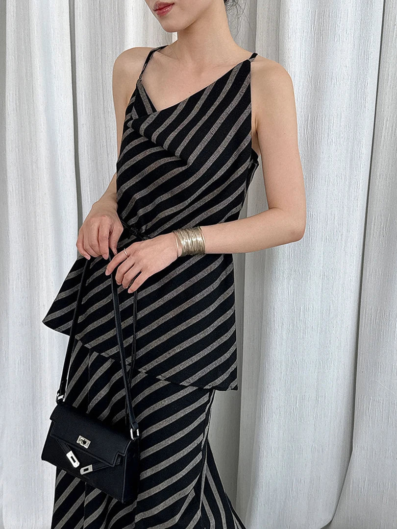Japanese Cotton-Blend Skirt Set