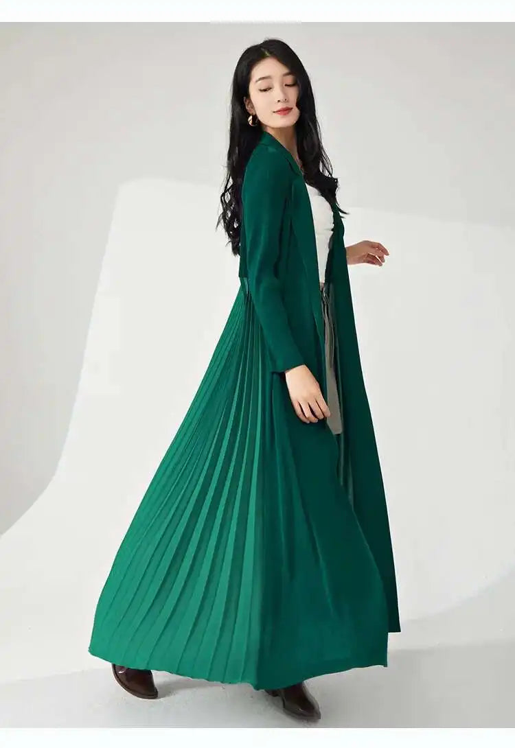 Japanese Pleat Casual Overcoat