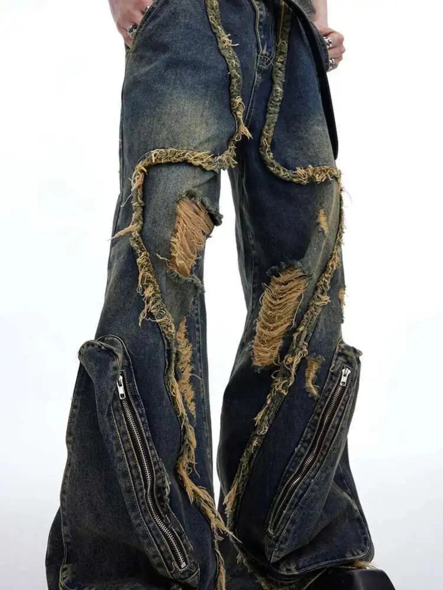 Men's Japanese Deconstructed Jeans