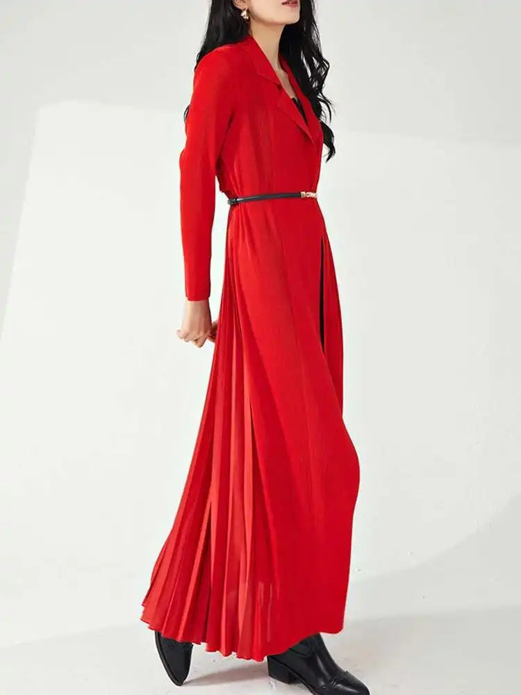 Japanese Pleat Casual Overcoat