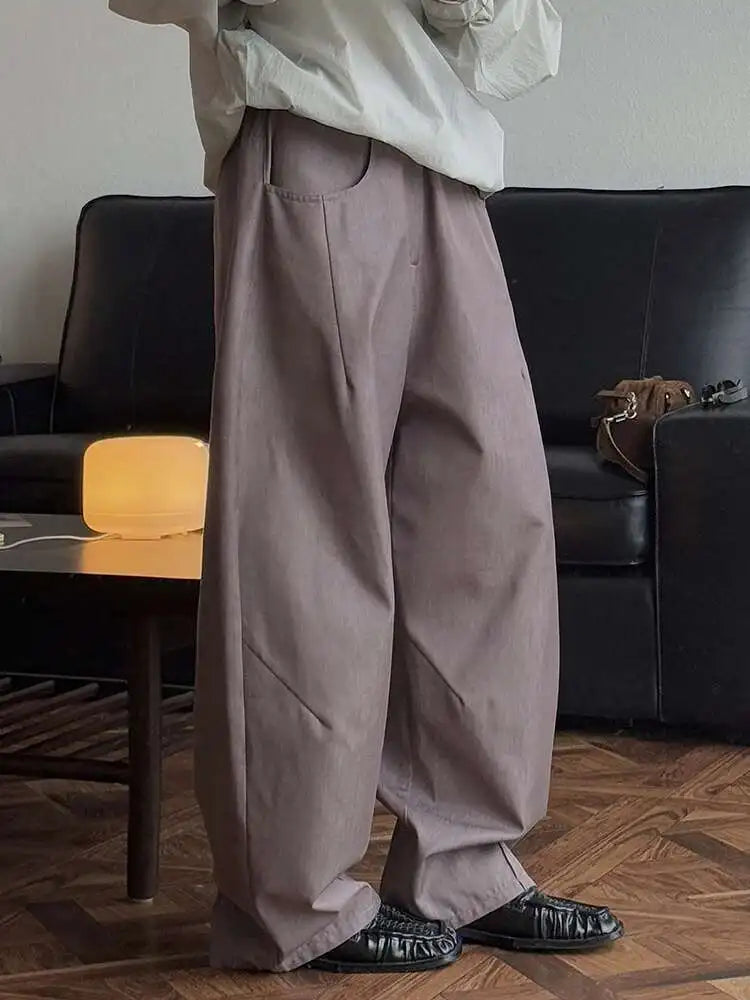 Luxe Elastic Waistband Denim Pants