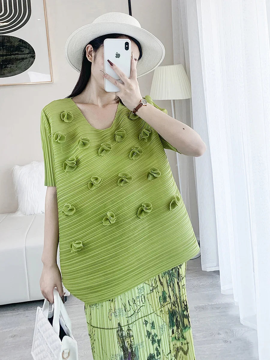 Truly Pleated Elegant Top
