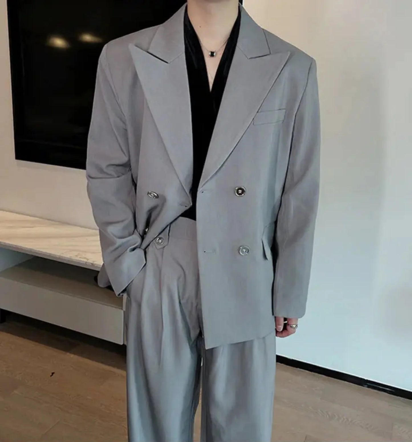 Men's Modern-Fit Everyday Suit Set
