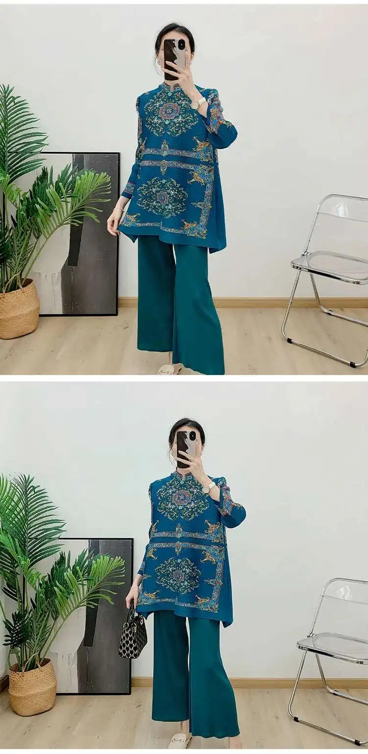 Premium Pleated Trouser Set