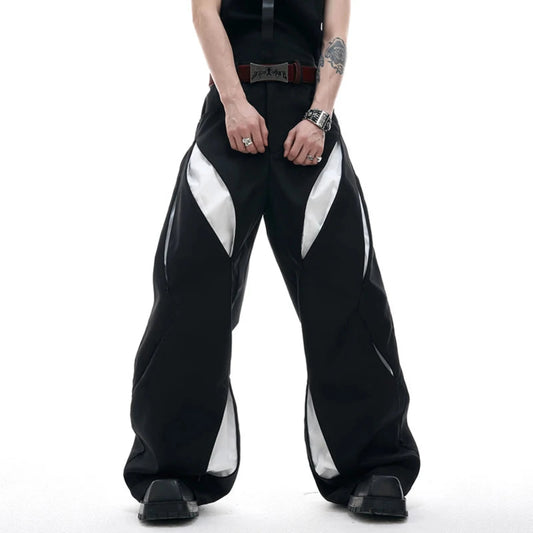 Men's Luxury Wide-Leg Trousers