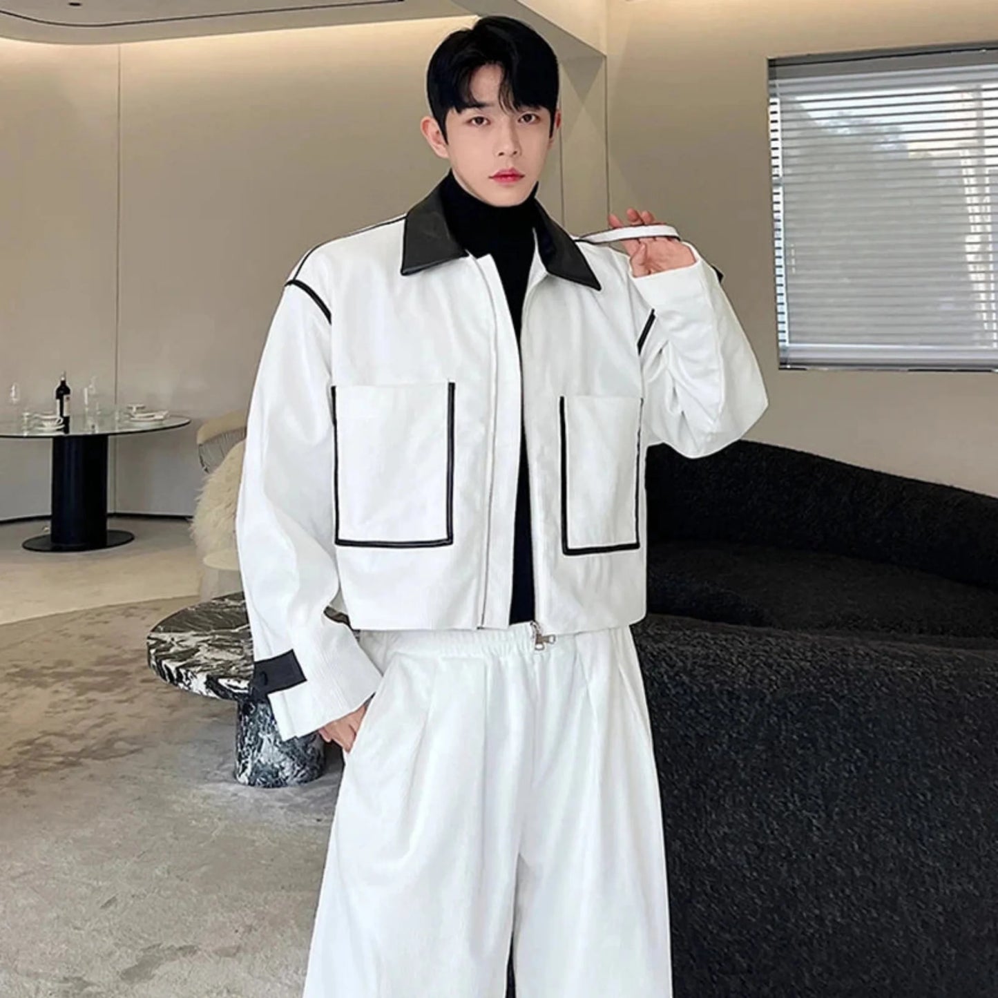 Men's Luxe Corduroy Jacket & Wide-Leg Pants