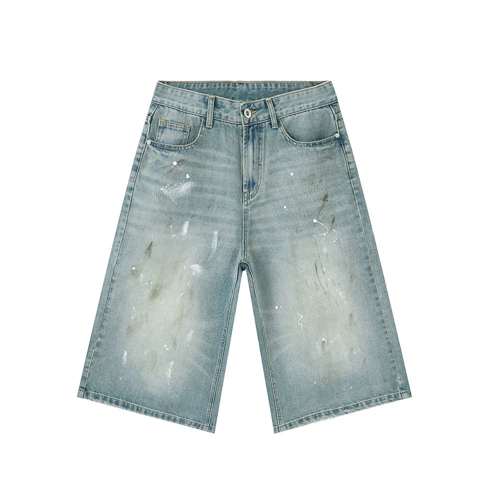 Men's Ultra Long Denim Jean Shorts
