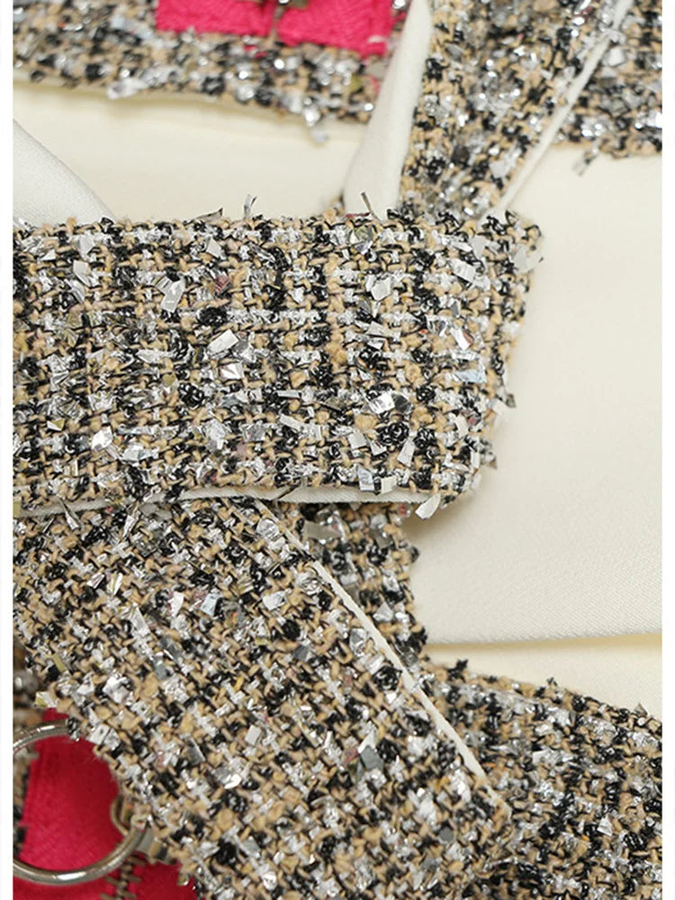 Women's Classic Tweed Pocket Blazer