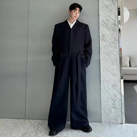 Men's Oversized Wide Leg Jumpsuit
