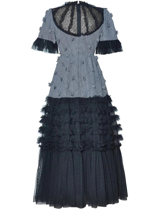 Women's Brocade A-Line Dress
